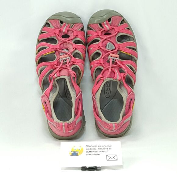 Keen Whisper Outdoor Adjustable Trail Sandal Youth Girls Size 4 1012309 Pink - Picture 6 of 8